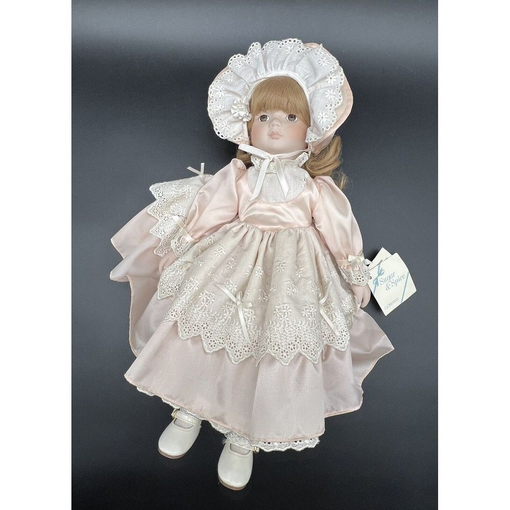 Vintage Gorham Sugar And Spice Collection Musical Porcelain‎ Doll 1986